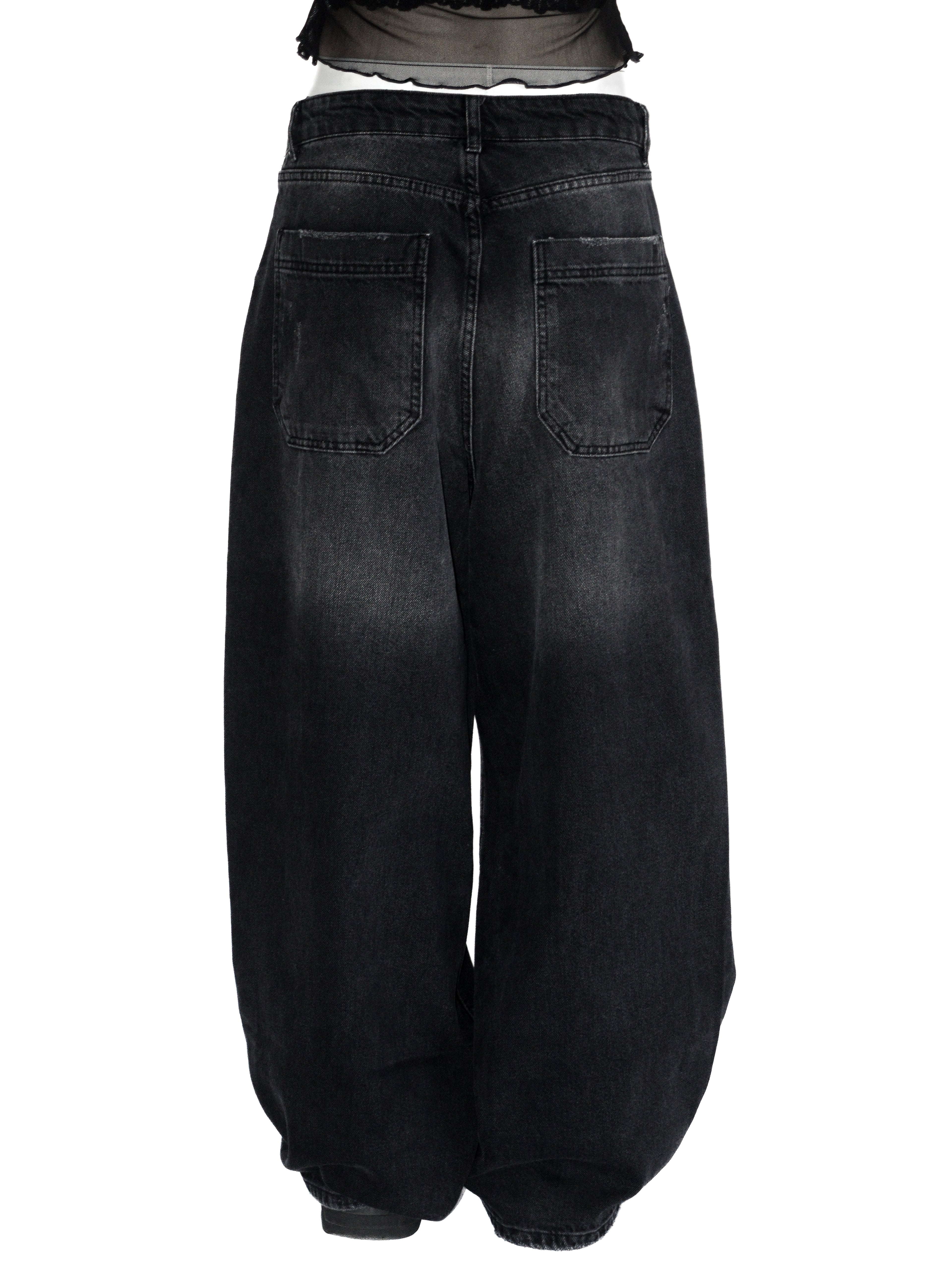 Faded Baggy Denim Jeans