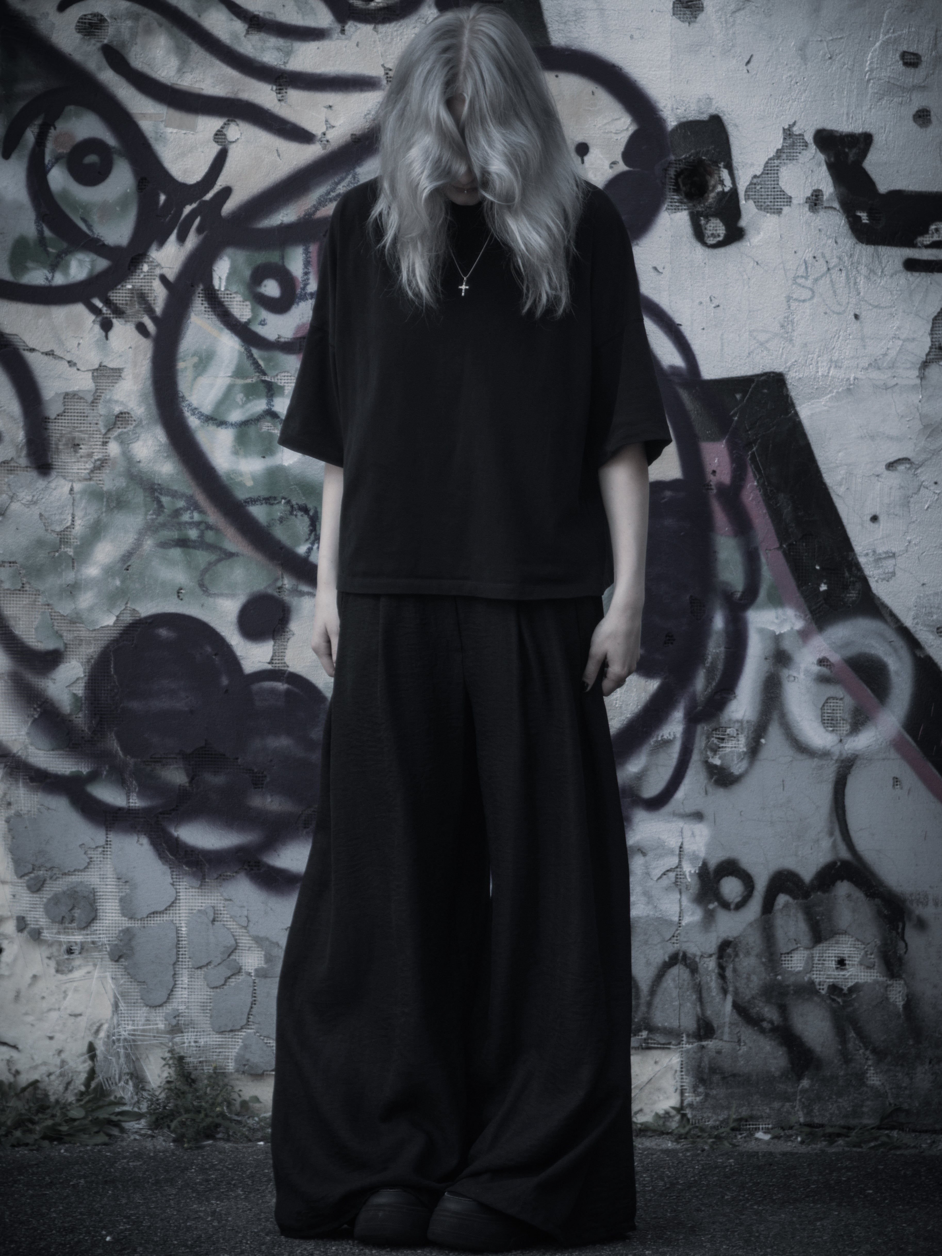Loose Wide-Leg Shift Pants