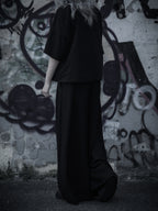 Loose Wide-Leg Shift Pants