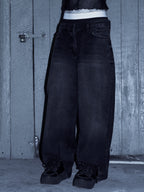 Faded Baggy Denim Jeans
